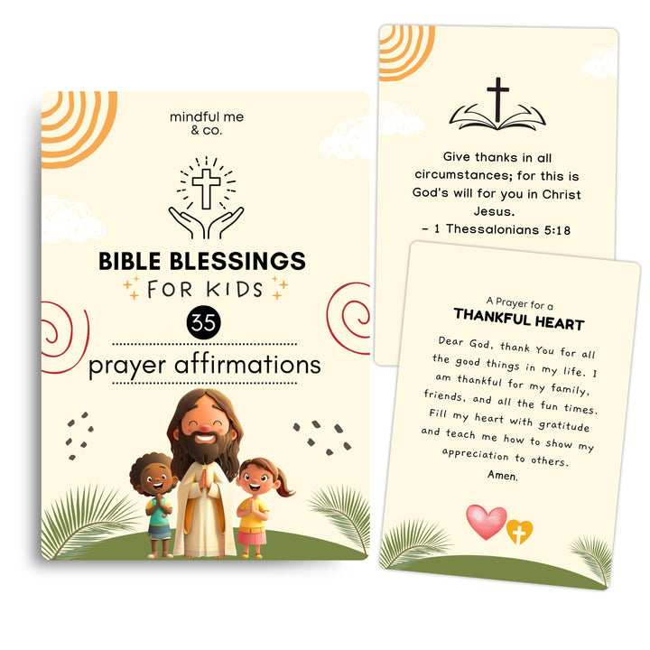 Prayer Affirmation cards kid bible affirmations kids gift christian gifts stocking stuffers daily girl boy positive religious growth mindset for verse a day blessings verses class card  biblical lessons study promises quotes accessories girls christian games story memory flashcards stocking stuffers top selling mindful me and co