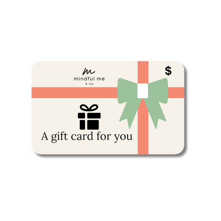 Mindful Me and Co gift card. Give the gift of empowerment and encouragement to a child, friend, mom or dad. affirmation card decks wall art. Daily positive thinking, thoughtful gifts for teachers mothers children fathers girls boys kids mental health, I am affirmations. Amazon best Sellers 