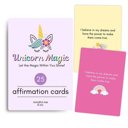 Affirmation Cards for Kids Girls Daily Positive Affirmations Confidence Self Love Empower Gifts Positive Mindset