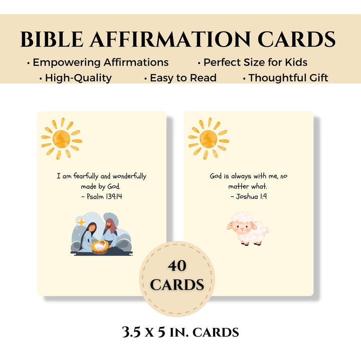 Affirmation size cards kid bible affirmations kids gift christian gifts stocking stuffers daily girl boy positive religious growth mindset for verse a day blessings verses class card  biblical lessons study promises quotes accessories girls christian games story memory flashcards stocking stuffers mindful me and co