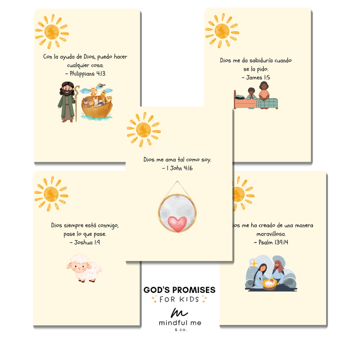 affirmation cards español for kids in spanish bible daily affirmations card girl kid christian mindful me and co best selling stocking stuffers on amazon