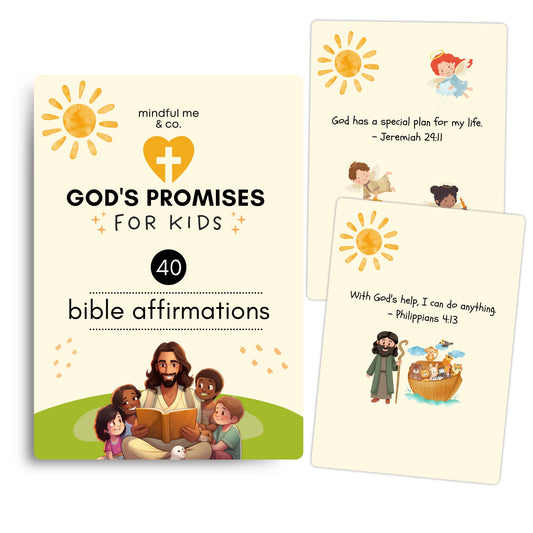 Prayer Bible Verse Affirmation Cards for Kids Scripture Affirmations for Boys and Girls Christian Gifts Empower Confidence Self Love