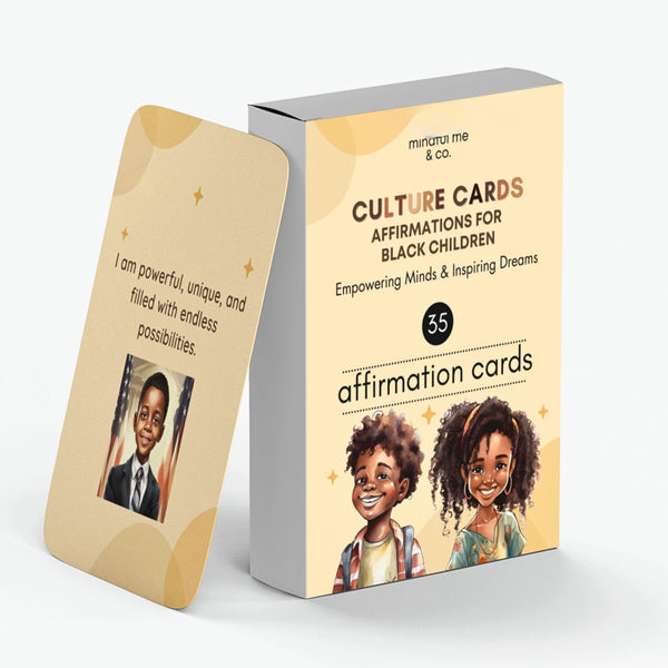 Empowering Affirmation Cards for Black Children – Boost Confidence & Self-Esteem for Boys and Girls